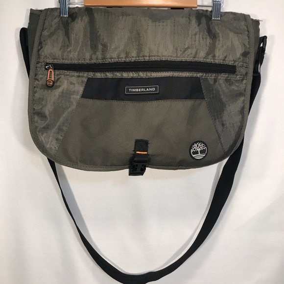 timberland canvas messenger bag